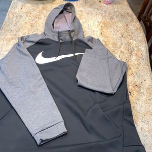 Nike Dry Fit Hoodie Size XXL, Two Tone Blk/gray